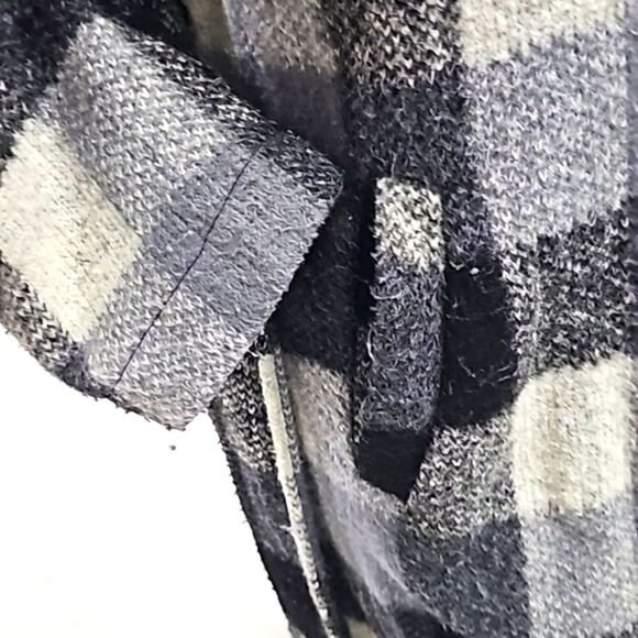 A New Day Checkered Belted Peacoat Jacket Size XSmall - Picture 8 of 13